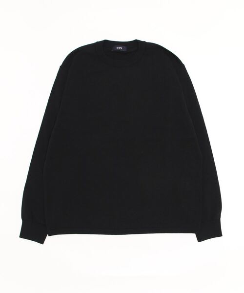 「SHIPS」 長袖ニット SMALL ブラック メンズ