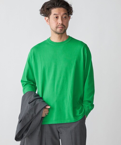 「SHIPS」 長袖ニット SMALL ブラック メンズ