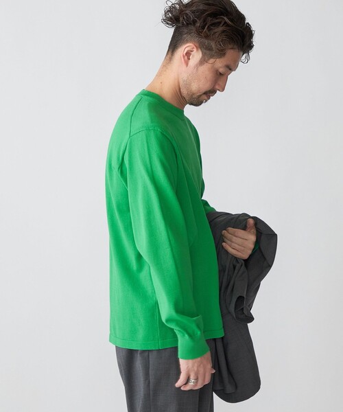 「SHIPS」 長袖ニット SMALL ブラック メンズ