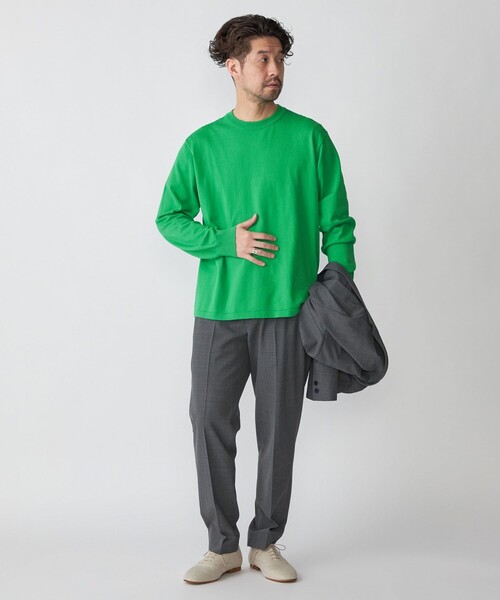 「SHIPS」 長袖ニット SMALL ブラック メンズ