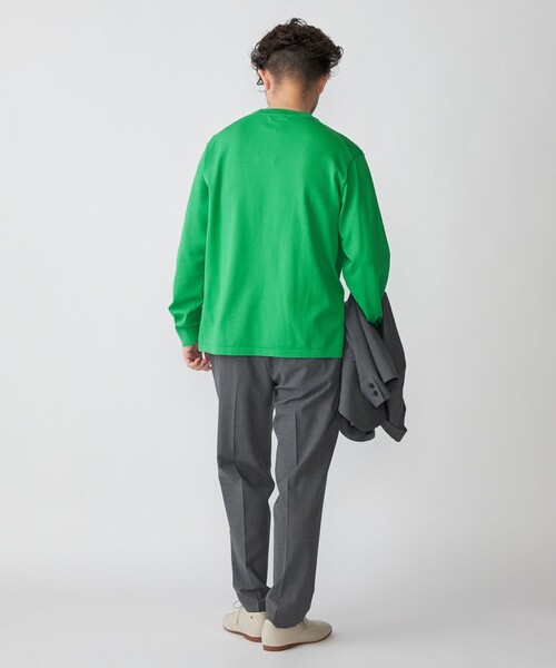 「SHIPS」 長袖ニット SMALL ブラック メンズ