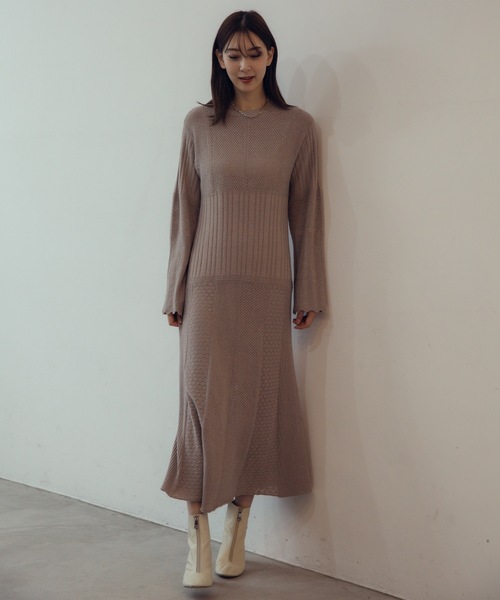 ciel ワンピース CIEL'AIR（シエルエアー） ワンピース Knit Dress : ZOZOTOWN Yahoo!店