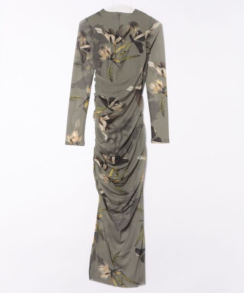 いちごみるくオールセインツ　ALL SAINTS ワンピース ALLSAINTS（オールセインツ） ワンピース HANAKO PRINT MESH WRAP MAXI