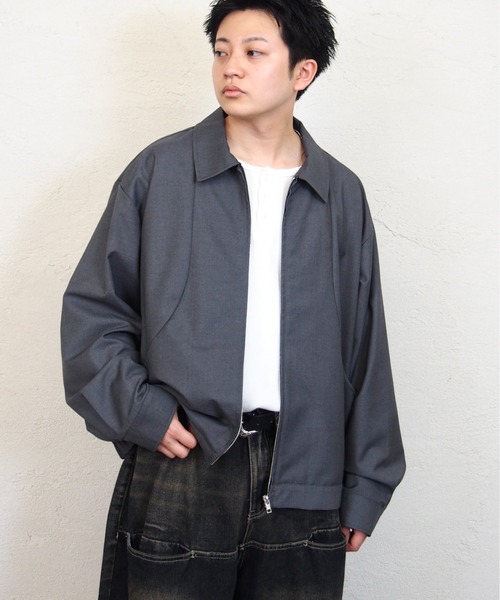【WHO'S WHO gallery】ジップポケットブルゾン アウター 春 WHO'S WHO gallery】ジップポケットブルゾン アウター 春 WHO'S