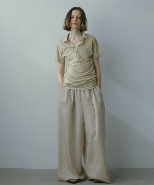 ETRE TOKYO（エトレトウキョウ） パンツ リラクシータックワイドパンツ