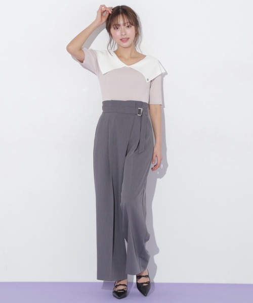 JILL STUART未使用パンツ JILL by STUART パンツ フロントZIPワイドパンツ レディース
