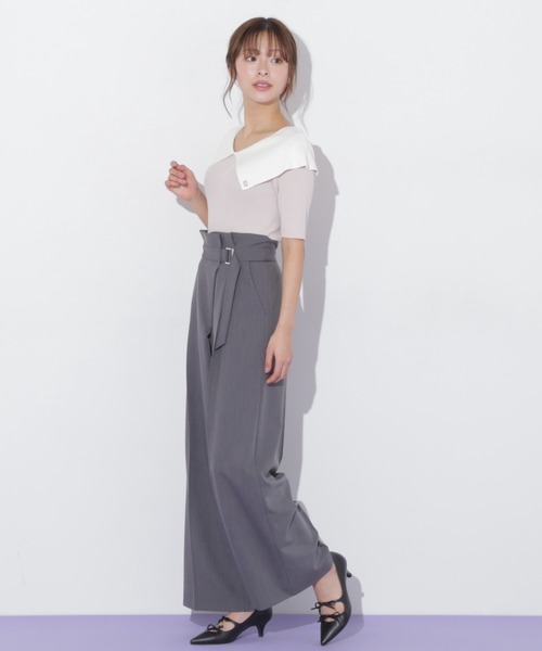 すぐ届く【JILL by JILL STUART】可愛い アシメ ラップ パンツ JILL by STUART パンツ アシメラップパンツ レディース