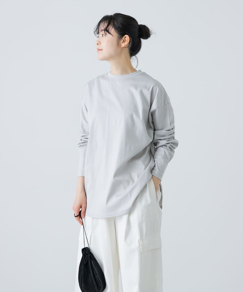 かぐれ / かぐれ コットンクルーネックカットソー コットンクルーネックカットソー（Tシャツ/カットソー）｜かぐれ