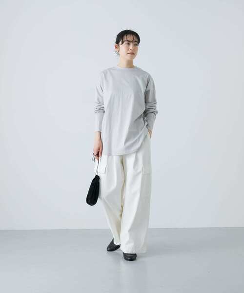 かぐれ / かぐれ コットンクルーネックカットソー コットンクルーネックカットソー（Tシャツ/カットソー）｜かぐれ
