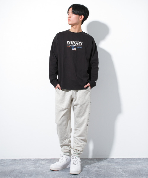 RAT EFFECT パンツ タテロゴスウェットパンツ キッズ 子供服