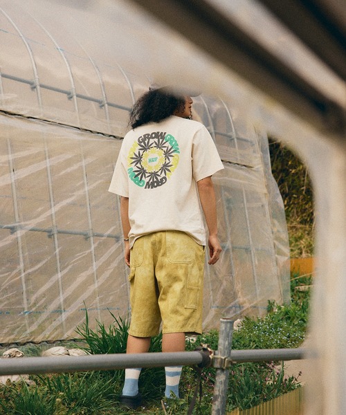 ★米国発/送関込*HUF*新作*BLOOMロゴプリントTシャツ/WL★ HUF Bloom T-Shirt White - Billion Creation