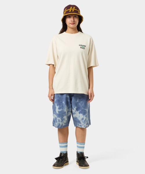 HUF tシャツ GARDEN CENTER BLOOM TEE / ヘンプ 半袖 Tシャツ