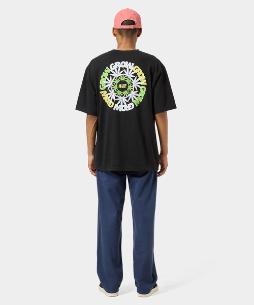 ★米国発/送関込*HUF*新作*BLOOMロゴプリントTシャツ/WL★ ☆米国発/送関込*HUF*新作*BLOOMロゴプリントTシャツ/WL☆ (HUF