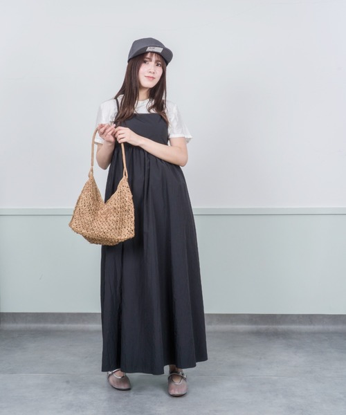 【値下げ】メイドインマダ　かごバッグ　グレー MADE IN MADA（メイドインマダ）の「【MADE IN MADA