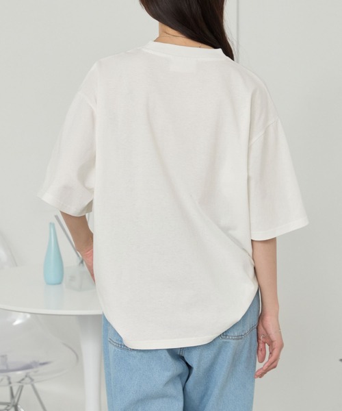 Kappa/カッパ 別注 ロゴ刺繍 オーバーサイズ半袖Tシャツ MONO