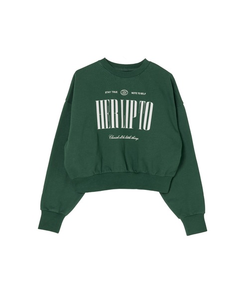 Her lip to スウェット Her lip to CAFE Original Goods PRESS wearing