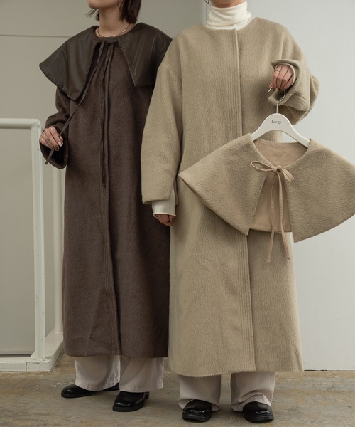 lawgy（ラウジー） コート FREE ブラウン レディース : ZOZOTOWN Yahoo