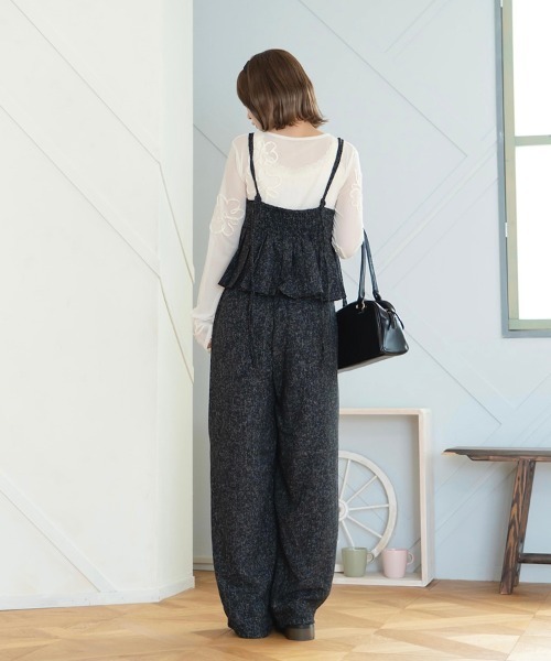 パンツ サマーツイードタックパンツ レディース : ZOZOTOWN