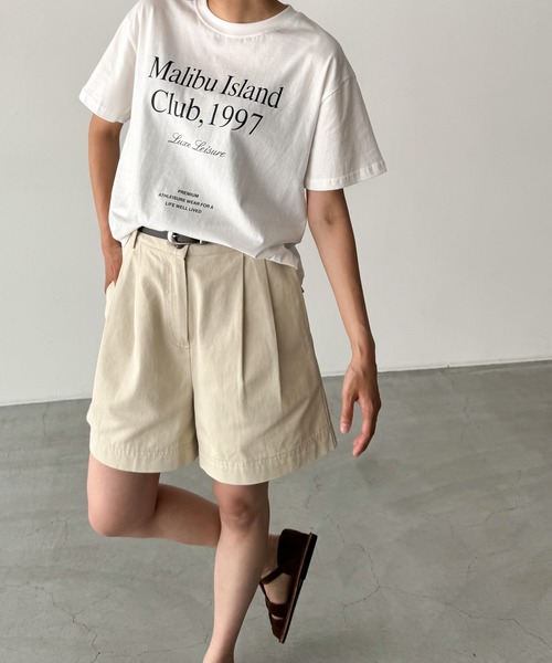 「CANAL JEAN」 「El mar」半袖カットソー ONE SIZE ベージュ レディース CANAL JEAN 「CANAL JEAN」 「El mar」半袖カットソー ONE SIZE