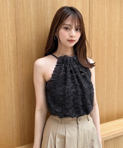 SNIDEL tシャツ ホルターカットプルオーバー レディース