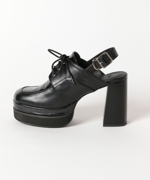 サイズL 26.5位【極美品】HARE ハレ ミュールレザーサンダル ヒール