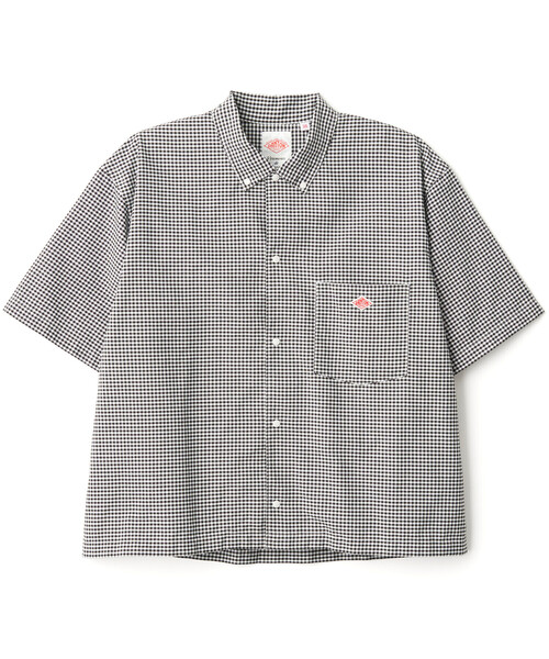 新品未使用　DANTON 半袖シャツ 36 黒 Danton 「DANTON」 半袖シャツ 36 ブラック系その他 レディース