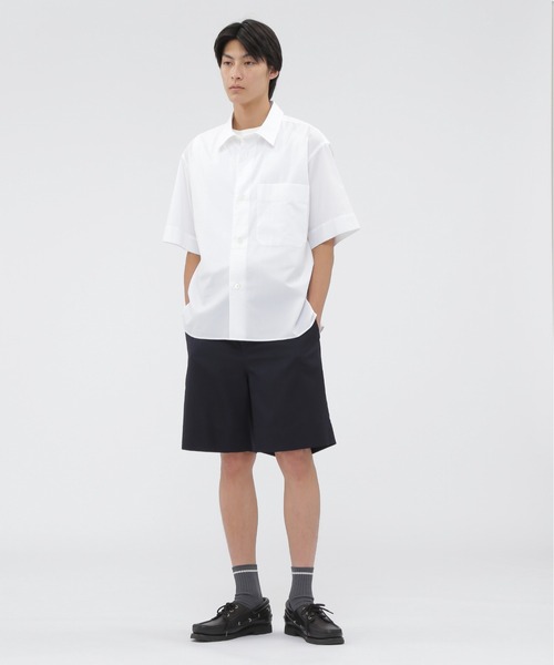 MARGARET HOWELL シャツ COTTON PIQUE SHIRT メンズ : ZOZOTOWN