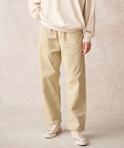 Danton（ダントン） コーデュロイパンツ 38 アイボリー レディース