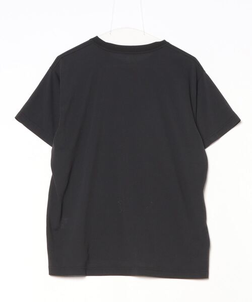 mont-bell 「mont-bell」 ワンポイント半袖Tシャツ - ブラック