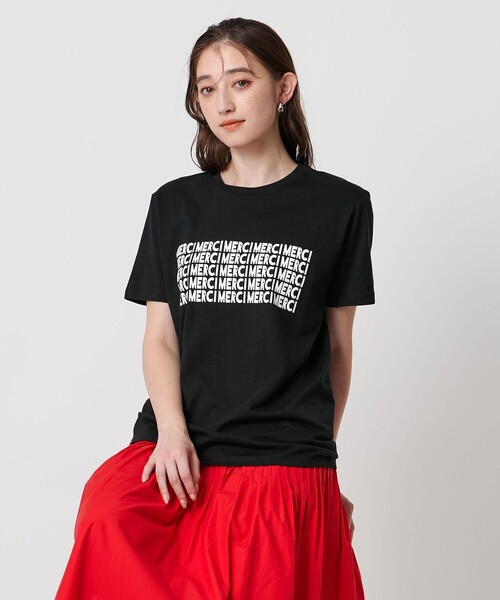 tシャツ 「別注」「m’s braque」 MERCI Tシャツ レディース