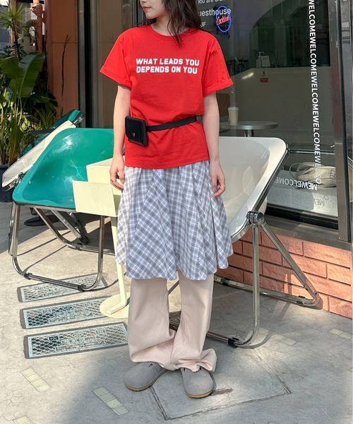 「PILIT」 半袖Tシャツ MEDIUM イエロー レディース