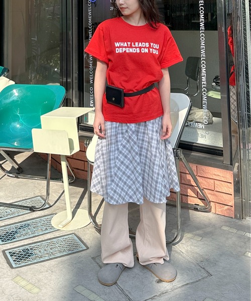 「PILIT」 半袖Tシャツ MEDIUM イエロー レディース