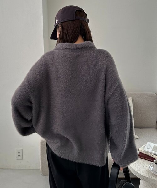 Discoat（ディスコート） ニット セーター 「ユニセックス」ミンク