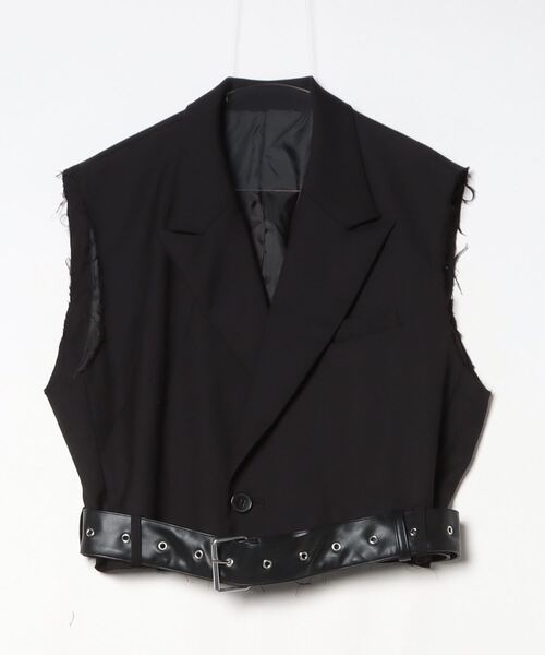 HARE ベスト ブラック HARE 「HARE」 ベスト SMALL ブラック メンズ : ZOZOTOWN Yahoo