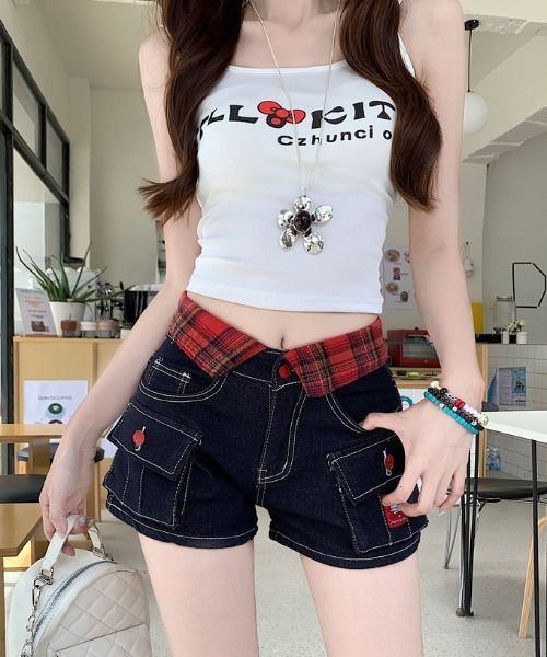gossip!ロサンゼルス ジーンズ デニム デニムパンツ Y2K チェック