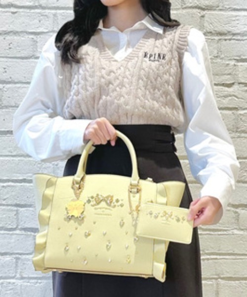 SAMANTHAVEGA　ポムポムプリンコレクション　フラッター（小） Samantha Vega（サマンサベガ） ハンドバッグ 「ポムポムプリン