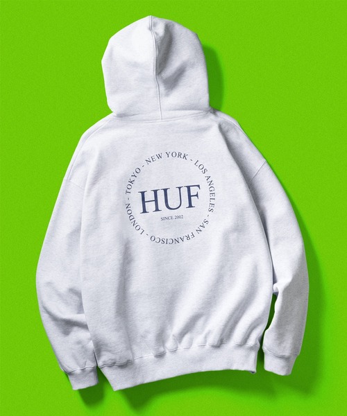 HUF（ハフ） プルオーバーパーカー - アッシュグレー メンズ