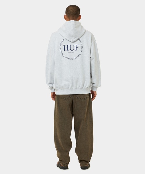 HUF（ハフ） プルオーバーパーカー - アッシュグレー メンズ