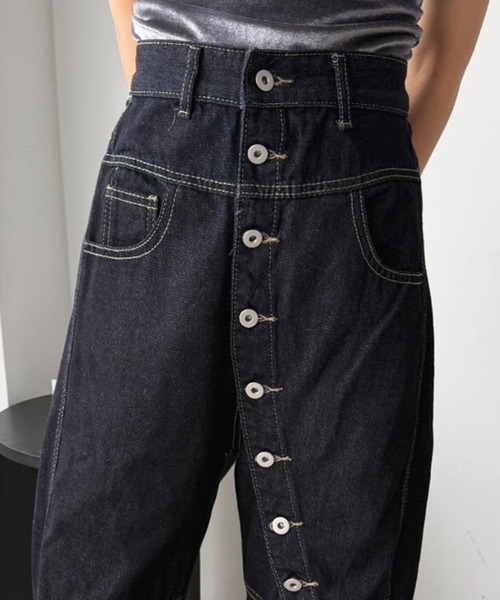Jewelobe（ジュエローブ） ジーンズ デニム デニムパンツ ボタン