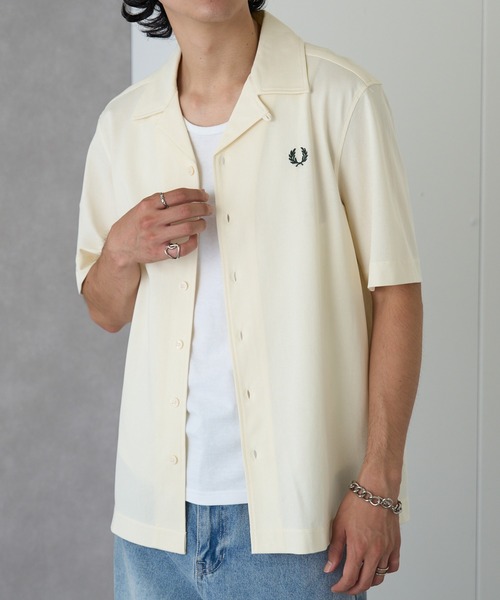 FRED PERRY（フレッドペリー） 七分袖 シャツ 「FRED PERRY」COMPRESS