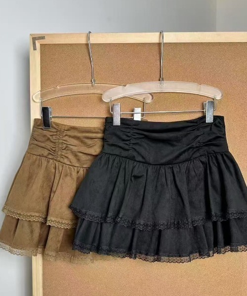 スカート ベロアティアードスカート | LACーVERT | 08