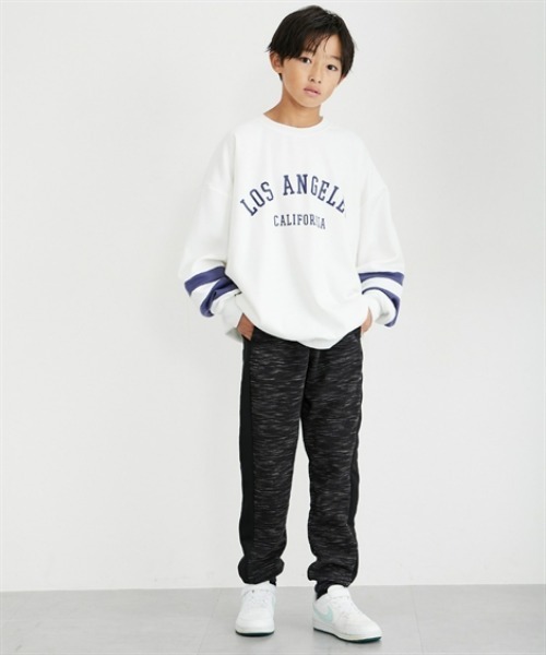 パンツ サイドラインジョガーパンツ キッズ 子供服 男の子 女の子