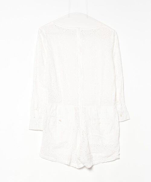 Ron Herman（ロンハーマン） 刺繍オールインワン X-SMALL ホワイト