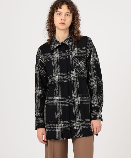 DES PRES（デプレ） コート アウター ハイツイストウールチェック