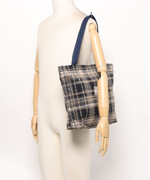 Mignonjour トートバッグ FReePLACe/A4サイズ可能 チェック柄トート