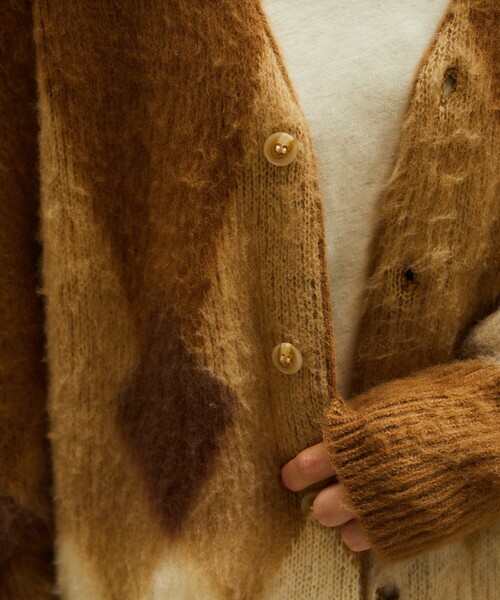 TOWNCRAFT（タウンクラフト） ニットカーディガン SMALL グレー メンズ