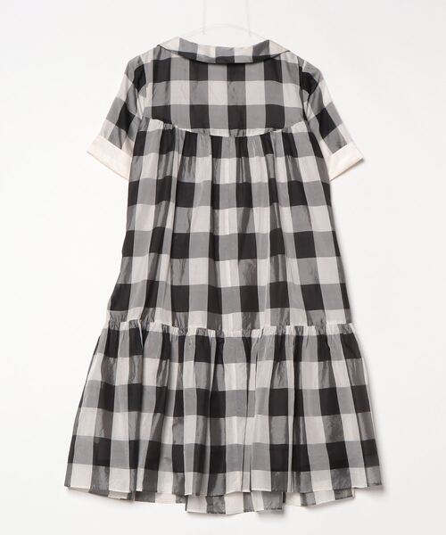 「H.A.K」 半袖ワンピース 0 グレー レディース_画像2