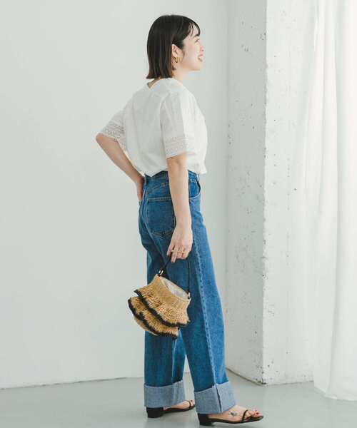 「ITEMS URBANRESEARCH」 半袖Tシャツ FREE ブラック レディース_画像6