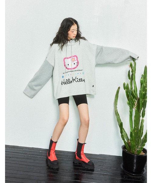パーカー hello kittyxlittle sunny bite hoodie M littlesunnybite/リトルサニーバイト/hello kittyxlittle sunny bite
