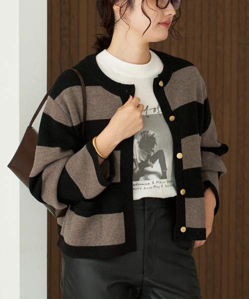 plage（プラージュ） カーディガン Metal Button ニットジャケット